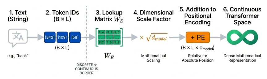 Token to Embedding Pipeline