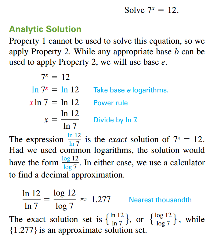 Solving a Type 2 Exponential Equation