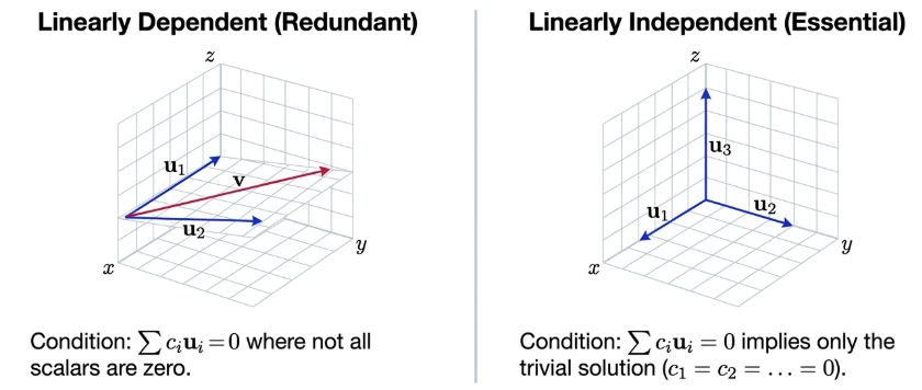 Linear Dependence and Independence