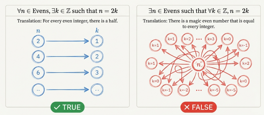 Quantified Statments Order